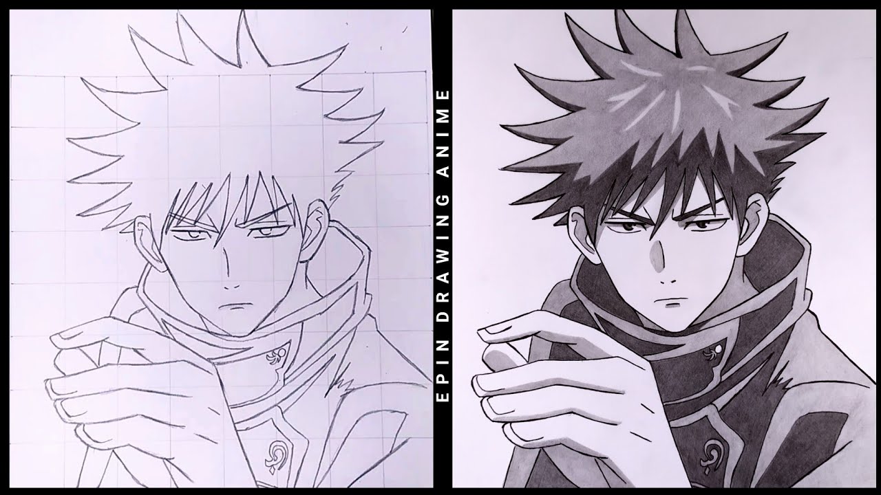Cara Menggambar MEGUMI Fushiguro [Jujutsu Kaisen] | How to Draw Megumi Fushiguro