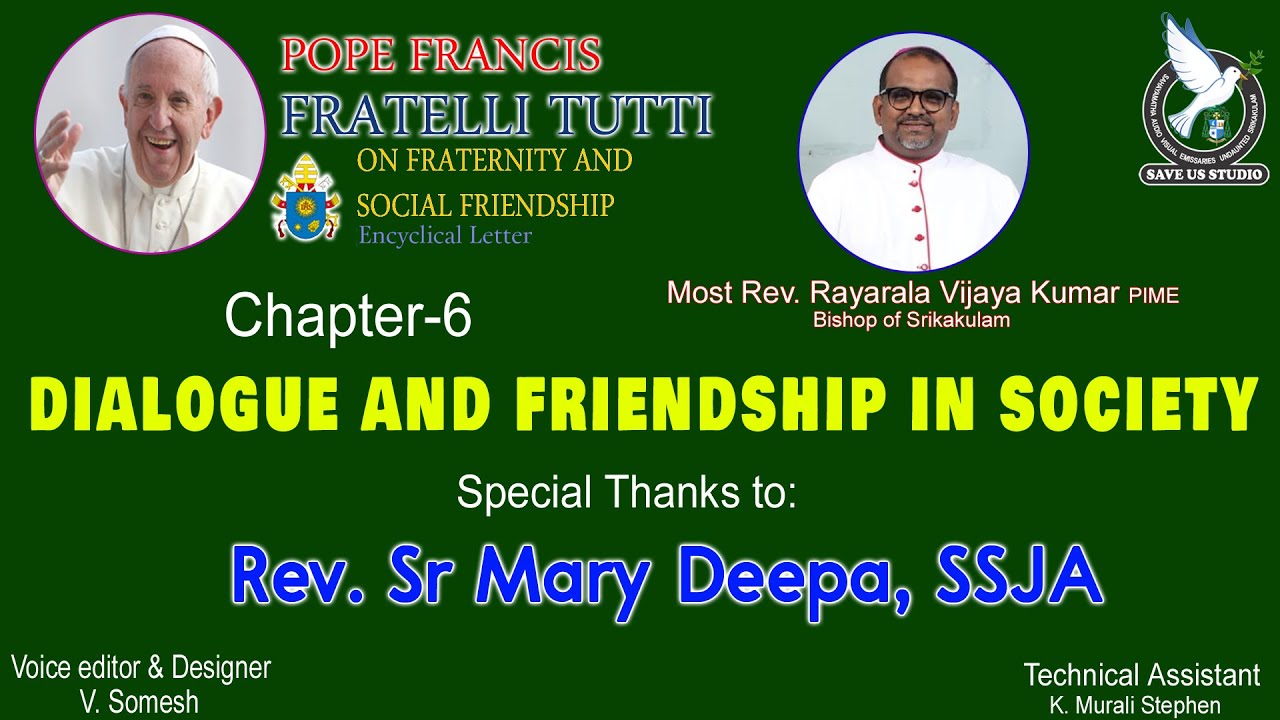 Fratelli tutti | Encyclical of Pope Francis | Audio formate in English |Chapter 6