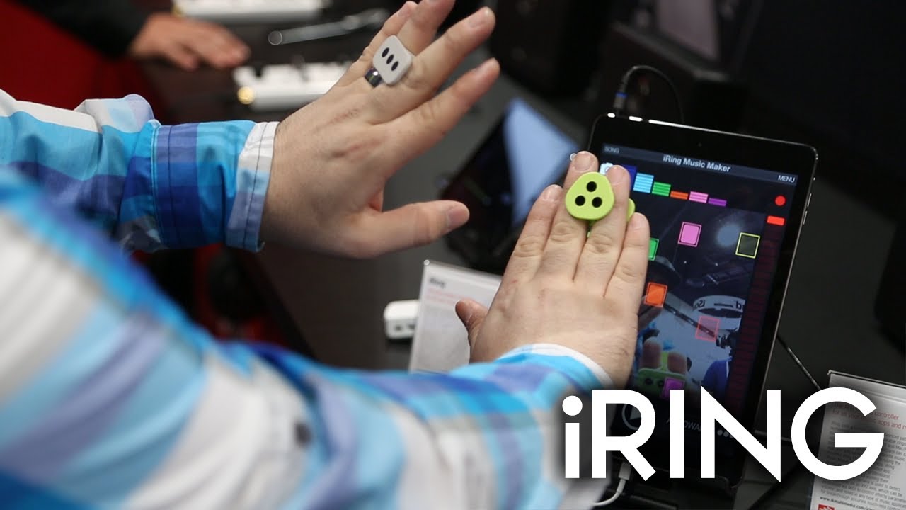 IK Multimedia iRing - Motion Controlled Music! (CES 2014)