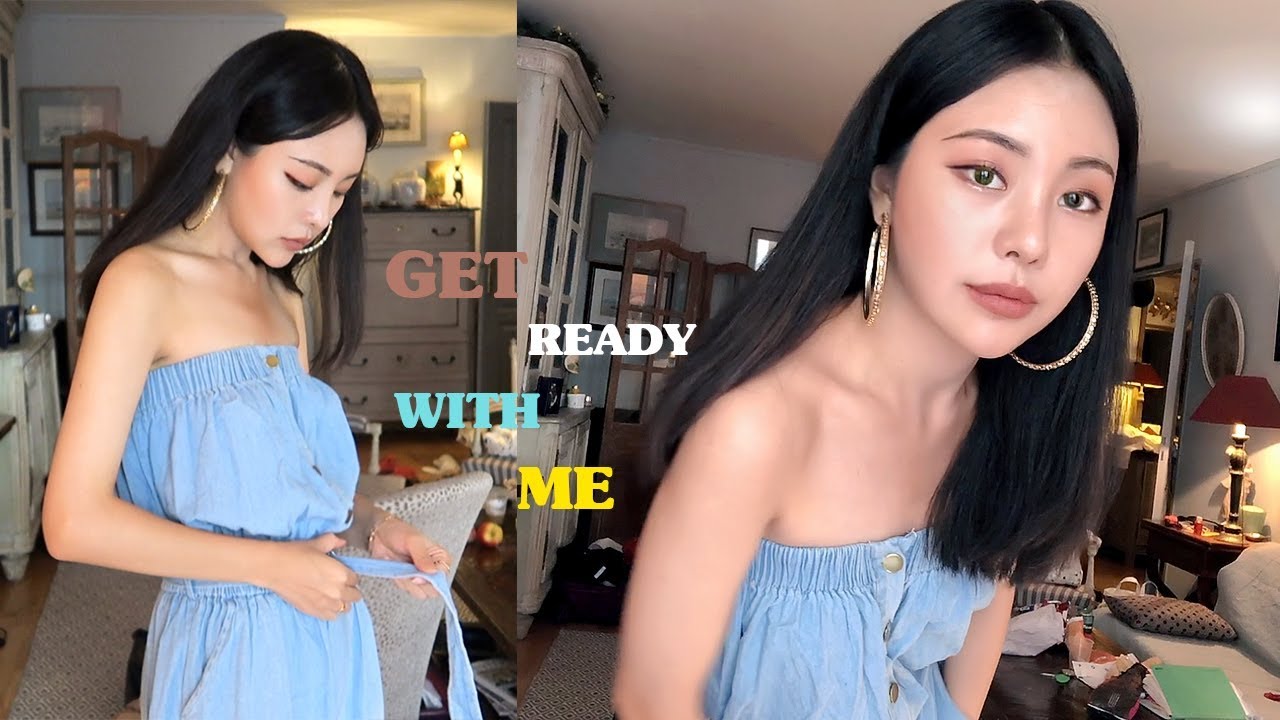 ENG) 여름철 피부관리 기초부터 베이지 메이크업 파리에서 같이 준비해요 (feat.에센스 바르는 법!) :: GET READY WITH ME IN PARIS