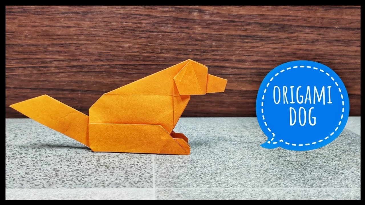 Origami Dog | Origami Animals | Origami tutorial | Paper craft
