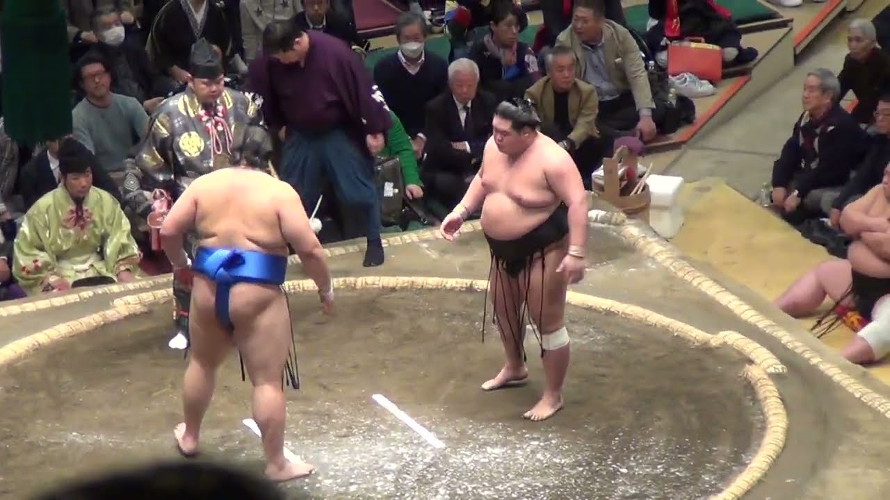 Hatsu basho 2024 Day 9 Onosato vs Meisei