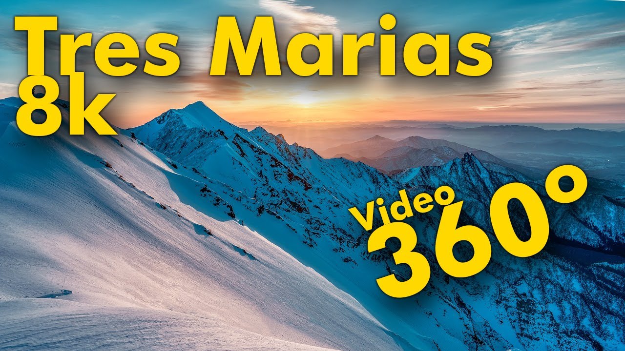 🎥 As Três Marias de Nevados de Chillán em 360º 8K ❄️🎿🏔️