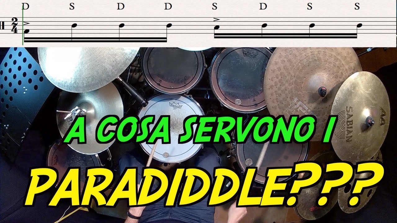 A cosa servono i paradiddle? -  vlog 362