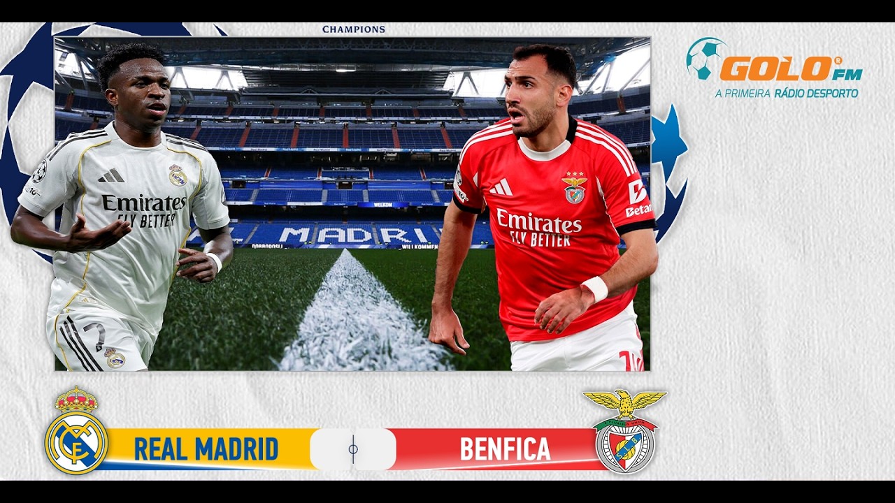 DIRETO 🔴 Real Madrid vs Benfica