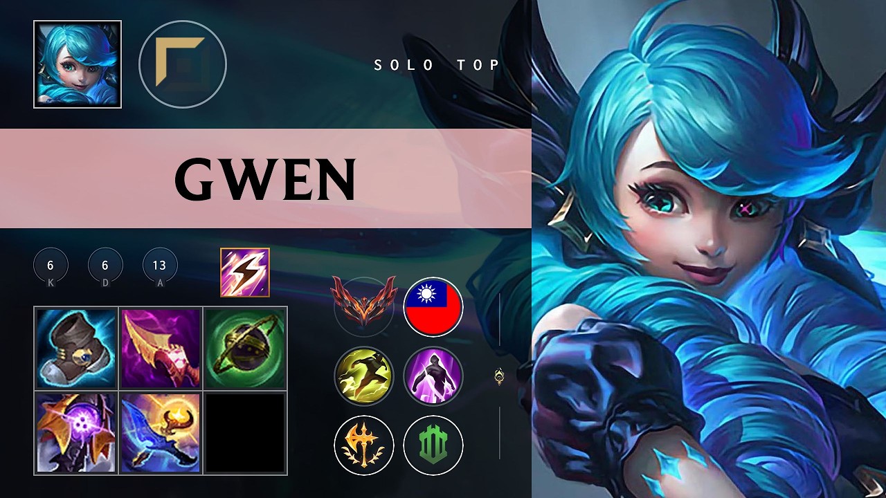 Gwen Top vs Vladimir - TW Grandmaster Patch 26.08