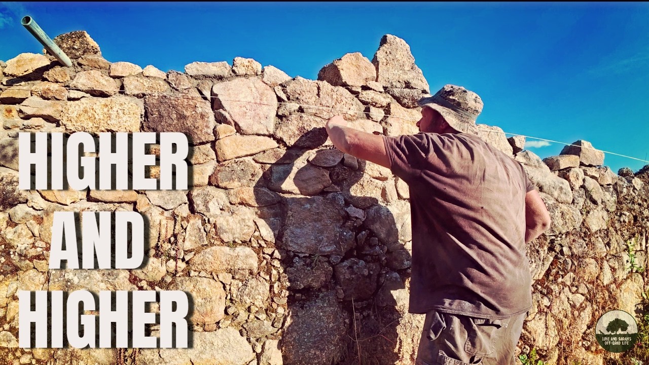 Stone by Stone our Off-Grid Home Rises - Dream House Build in Portugal 