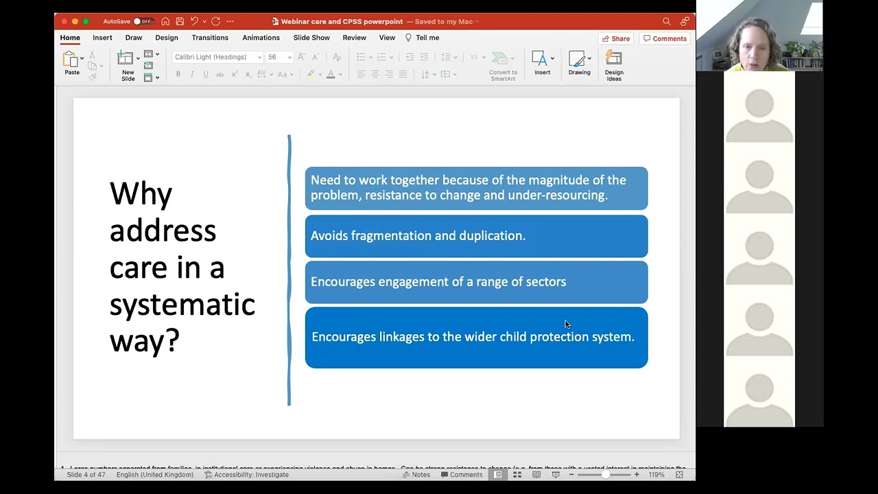 Webinar: Child protection system strengthening and care reform