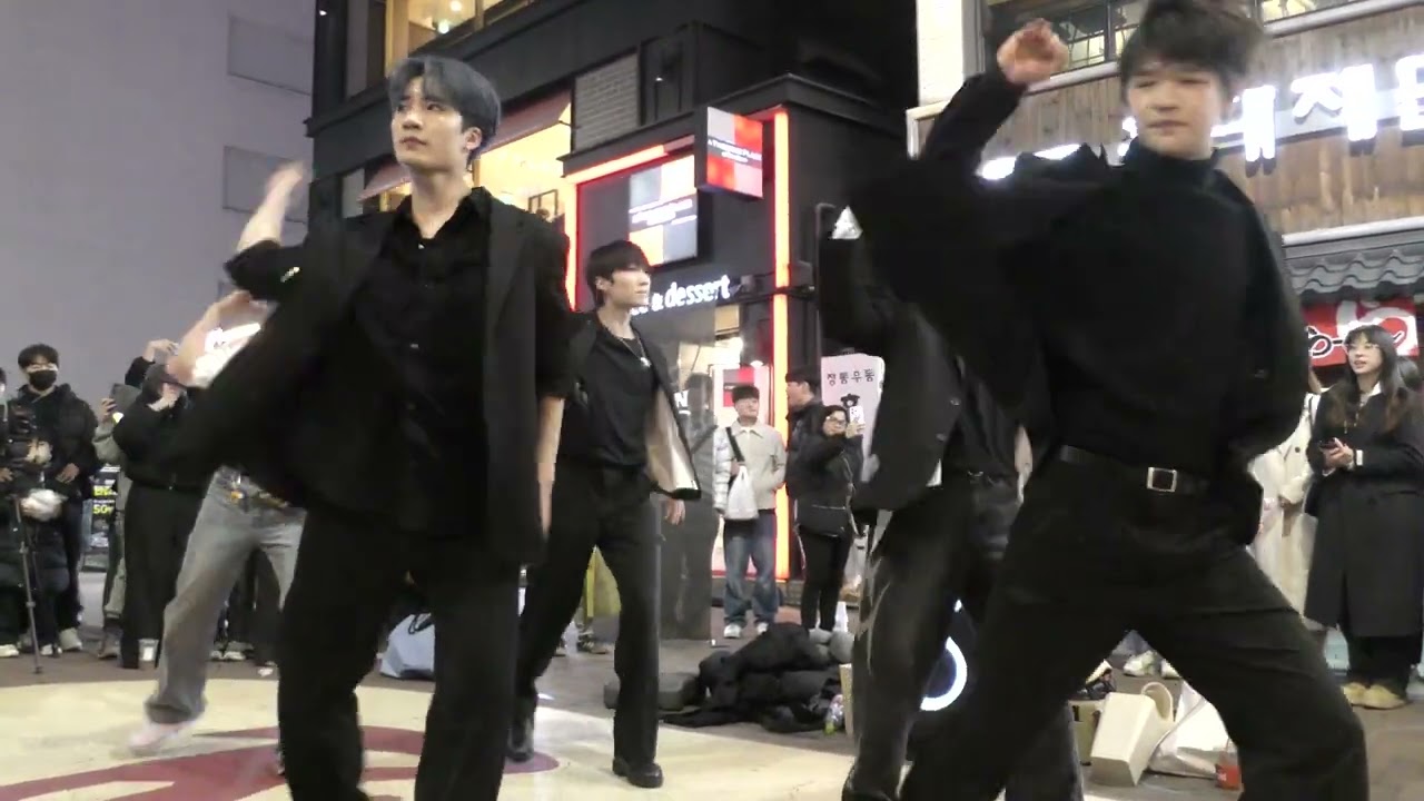 260225 Korean kpop performance team M_OCEAN (모션) - BANG BANG BANG (BIG BANG) Hongdae Busking
