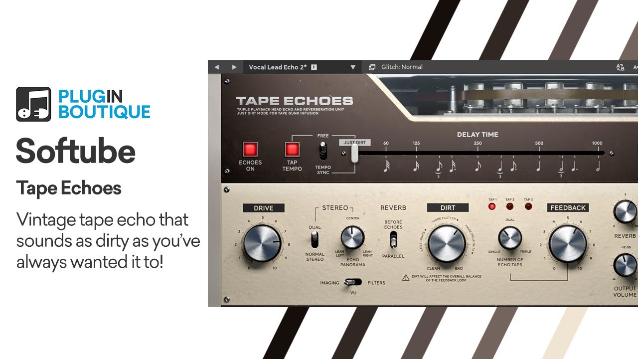 Tape Echoes by Softube | Next Level Tape Delay & Character Machine