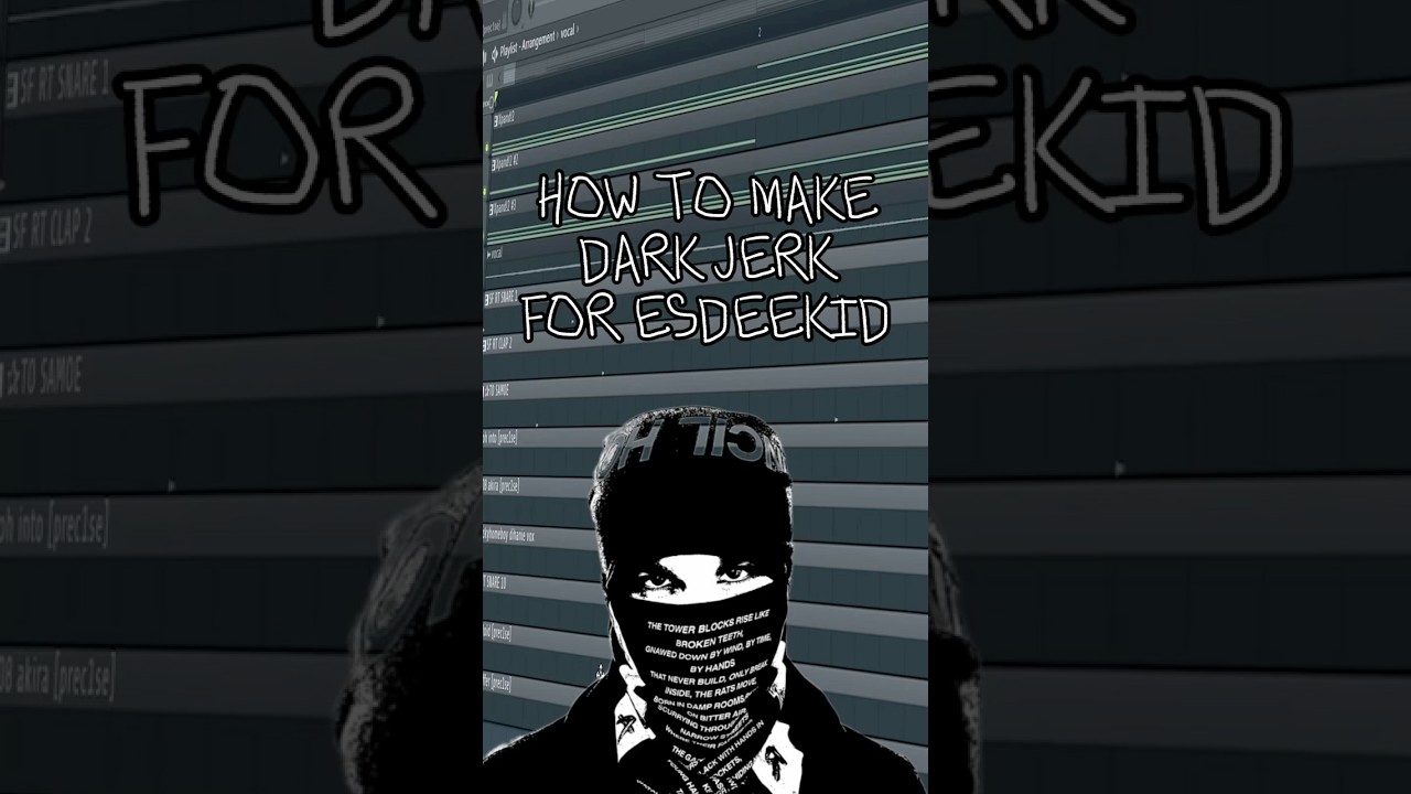 How To Make Dark Jerk Beat For EsDeeKid #beat #beatmaking #tutorial #flstudio #esdeekid