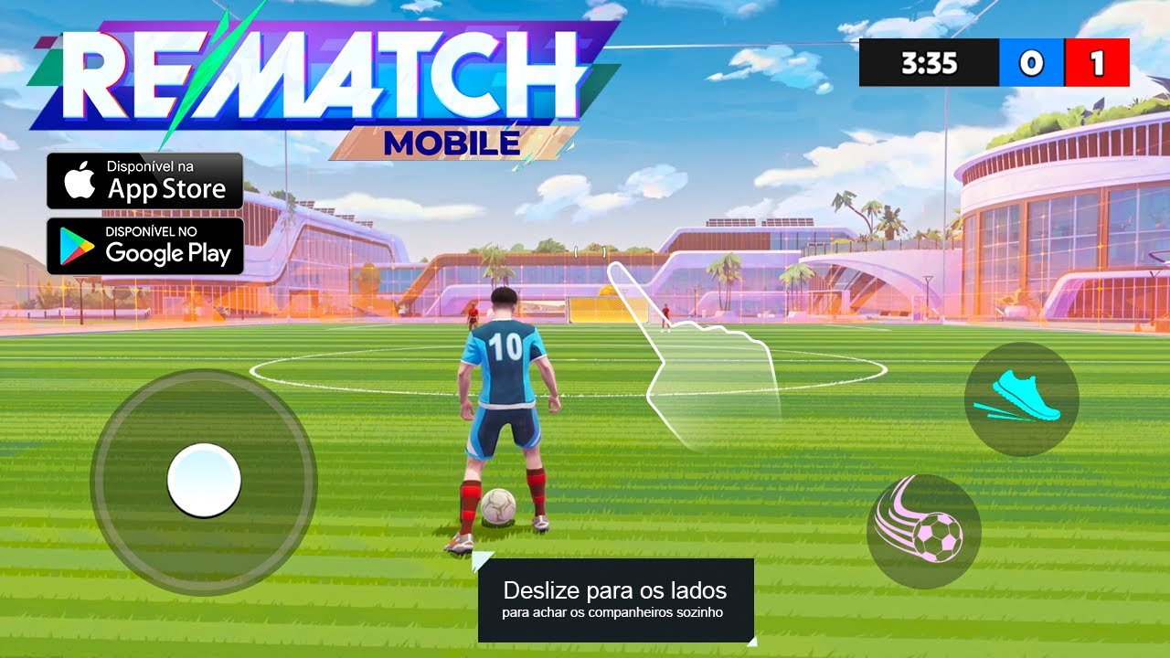 SAIU REMATCH MOBILE SOCCER LEAGUE NA PLAYSTORE PARA CELULAR