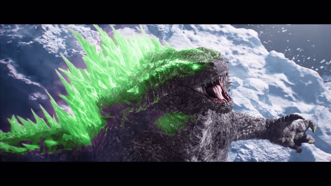 Evolved Legendary Godzilla, but i changed it's color to green