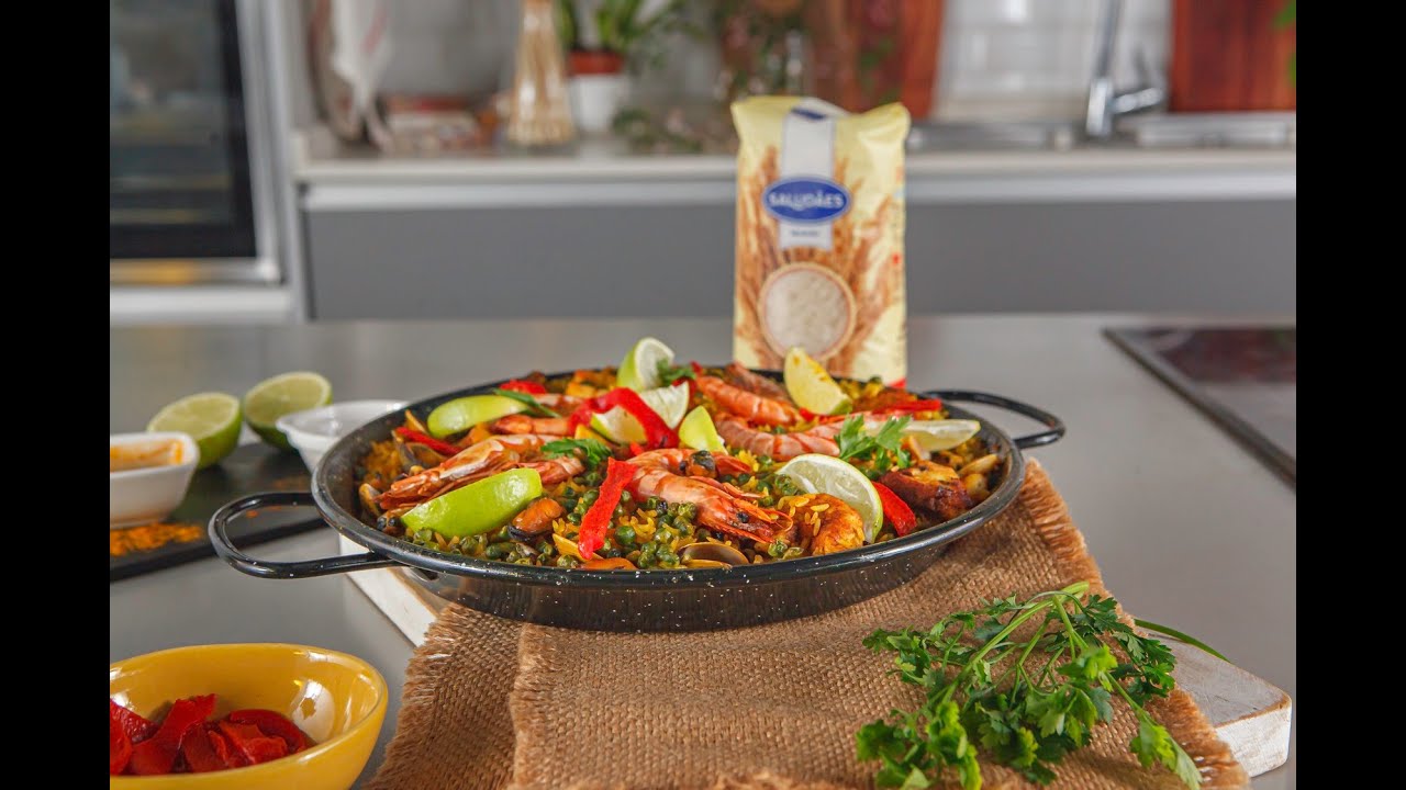 Paella de Marisco com Frango