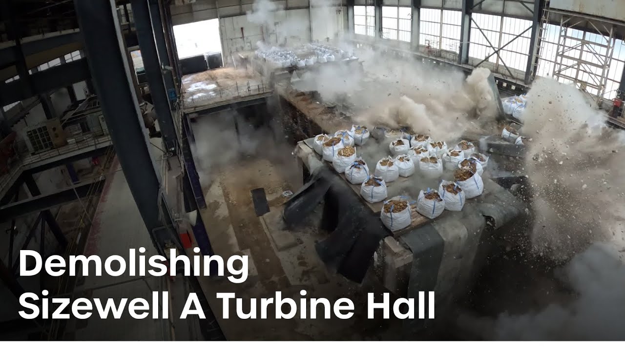 Demolishing Sizewell A Turbine Hall | Demolition & Recycling International