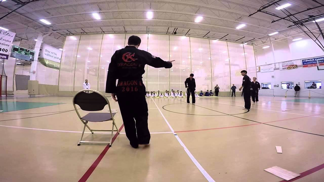 5th Degree Black Belt Board Breaking