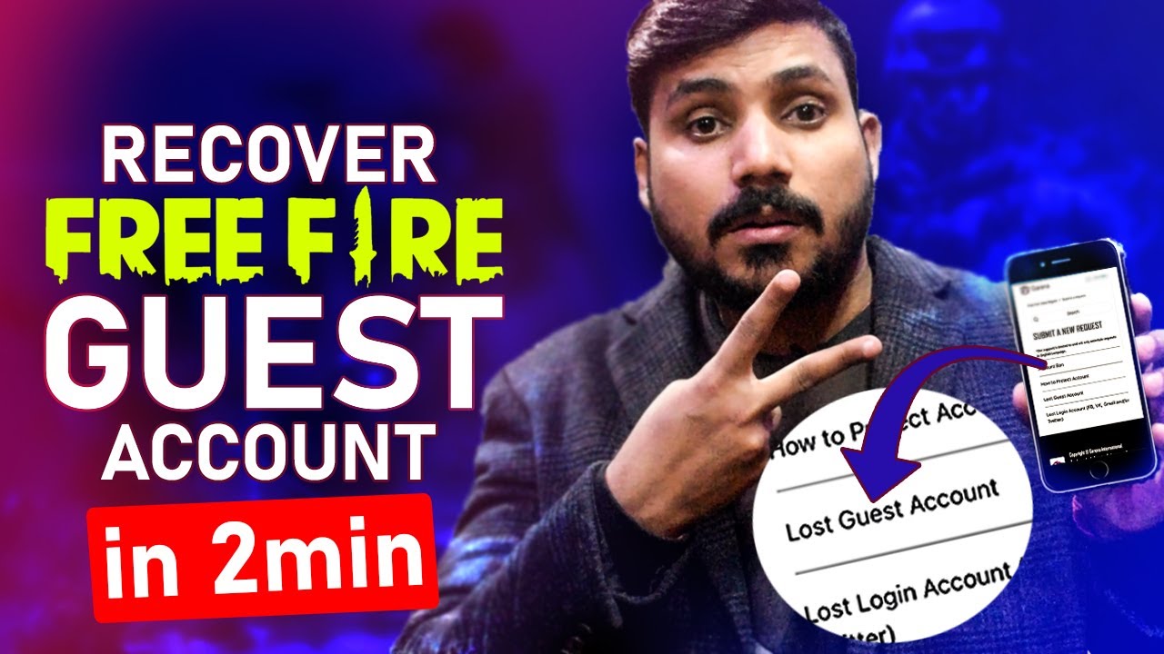 Recover Free Fire Guest Account | Free Fire Account Recovery Hindi Urdu 2022