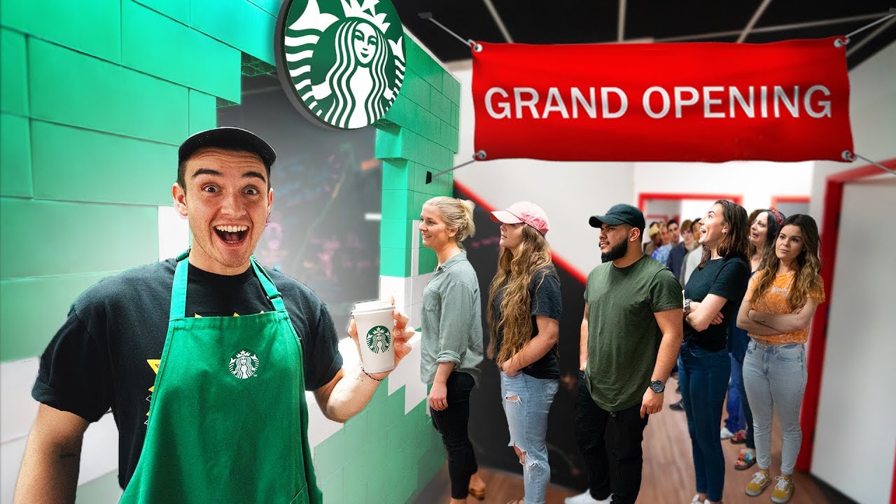 I Opened A Lego Starbucks In My Office!