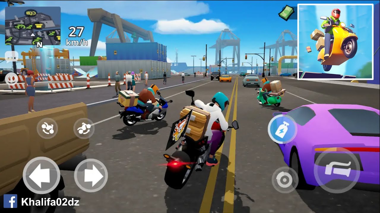 Moto City: Mad Bike Delivery - Gameplay #1  (Android)