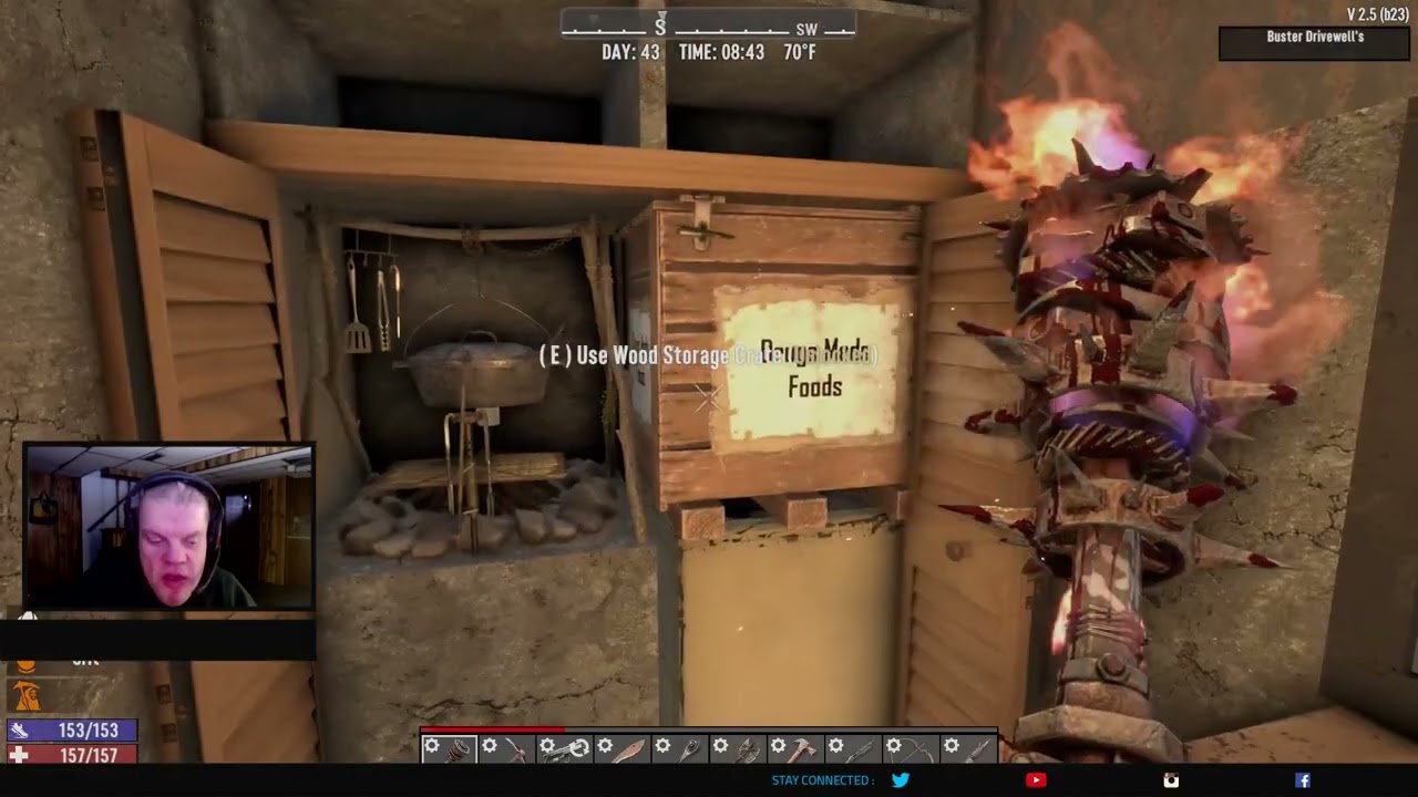 WedgeBob Plays 7 Days to Die - Version 2.5 - PreGen6K Journeys - Day 43