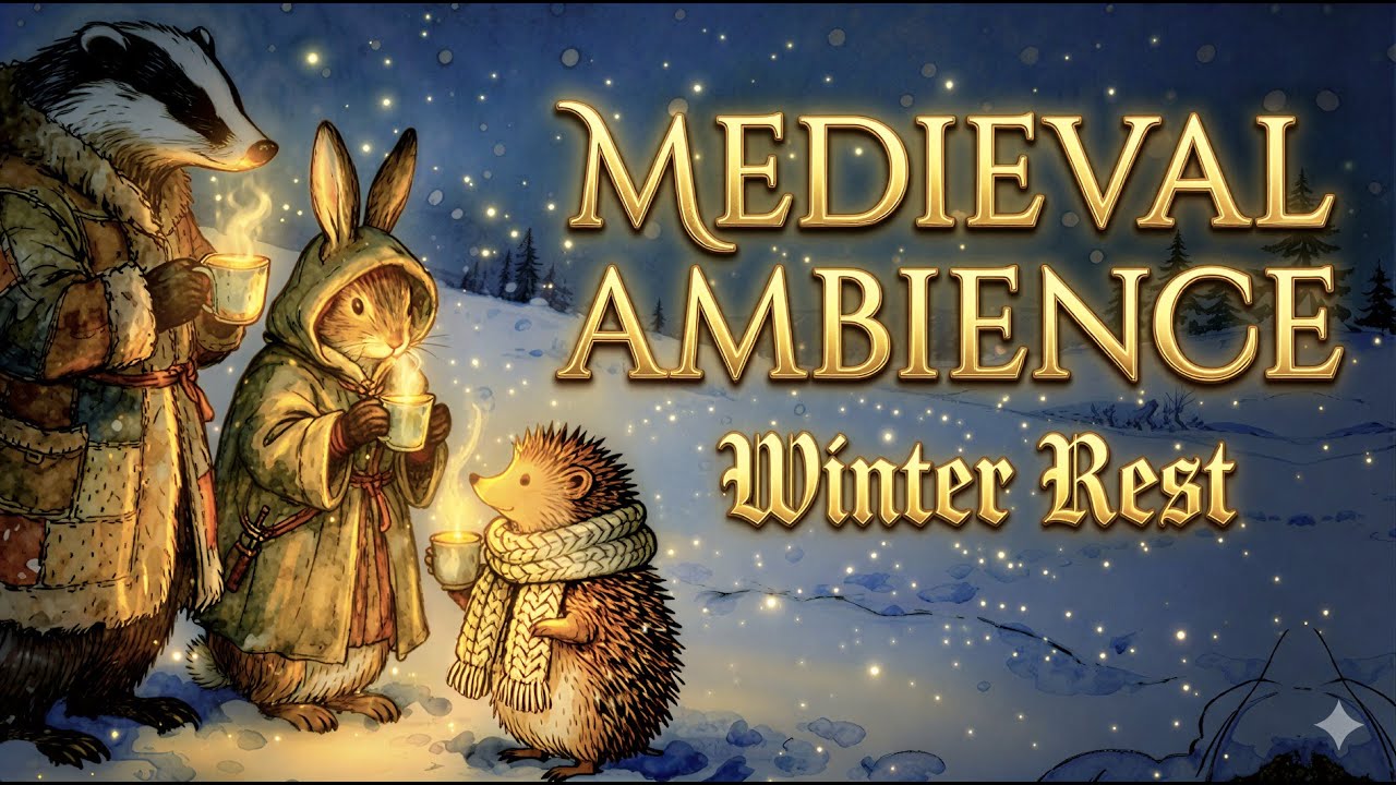 Relaxing Medieval Music - Cozy Fantasy Ambience with Friends