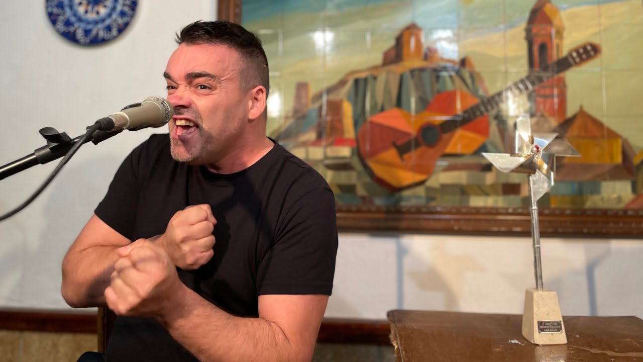 Víctor Palacios. Romance. Día del Socio. Peña Flamenca Alcazaba. Loja (Granada).