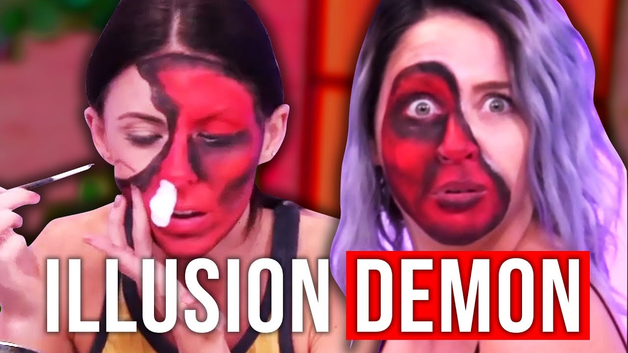 Illusion Demon Makeup Tutorial Halloween FAIL (Beauty Break)