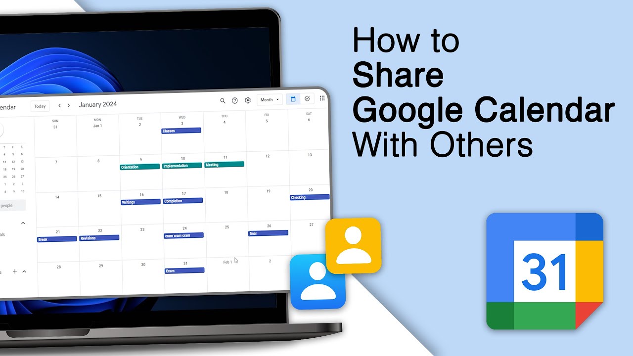 How To Share Google Calendar With Others! [2024]