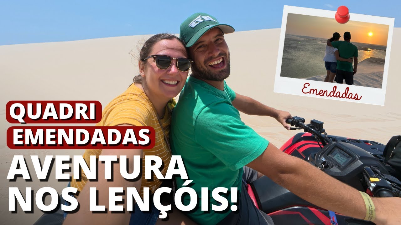 Descubra como é andar de quadriciclo e fazer a caminhada das Emendadas nos Lençóis Maranhenses! 