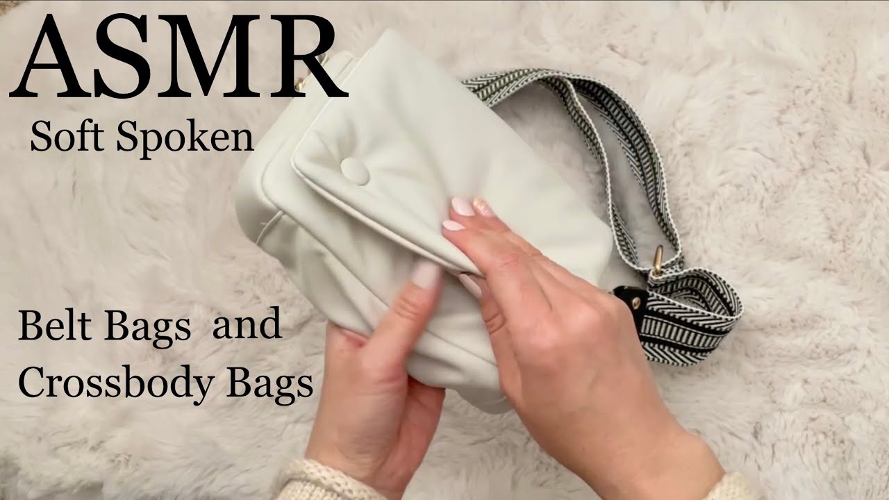 【ASMR】Мягкий голос | Показываю свои поясные сумки и сумки через плечо