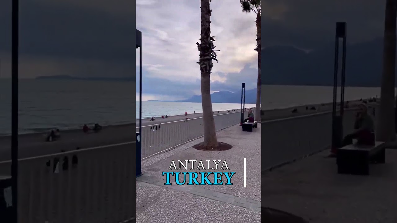 Antalya Beach Turkey - Beaches In Turkey - Sunset Beach Walk Antalya Turkey