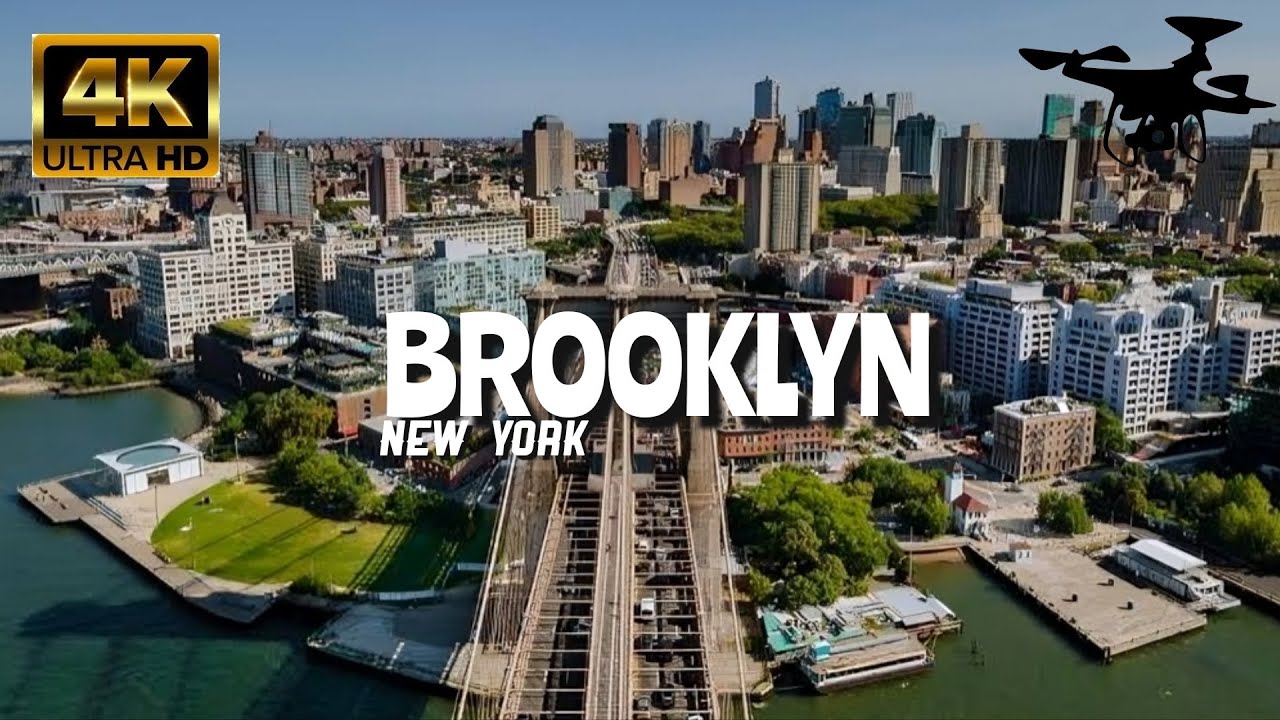 Brooklyn, New York In 4K By Drone - Amazing View Of Brooklyn, New York