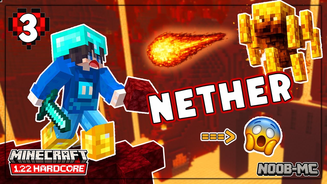 MINECRAFT 1.22 SIÊU KHÓ | TẬP 3 | 🔥TÔI BỊ PHỤC KÍCH NGAY KHI VÀO NETHER 😱