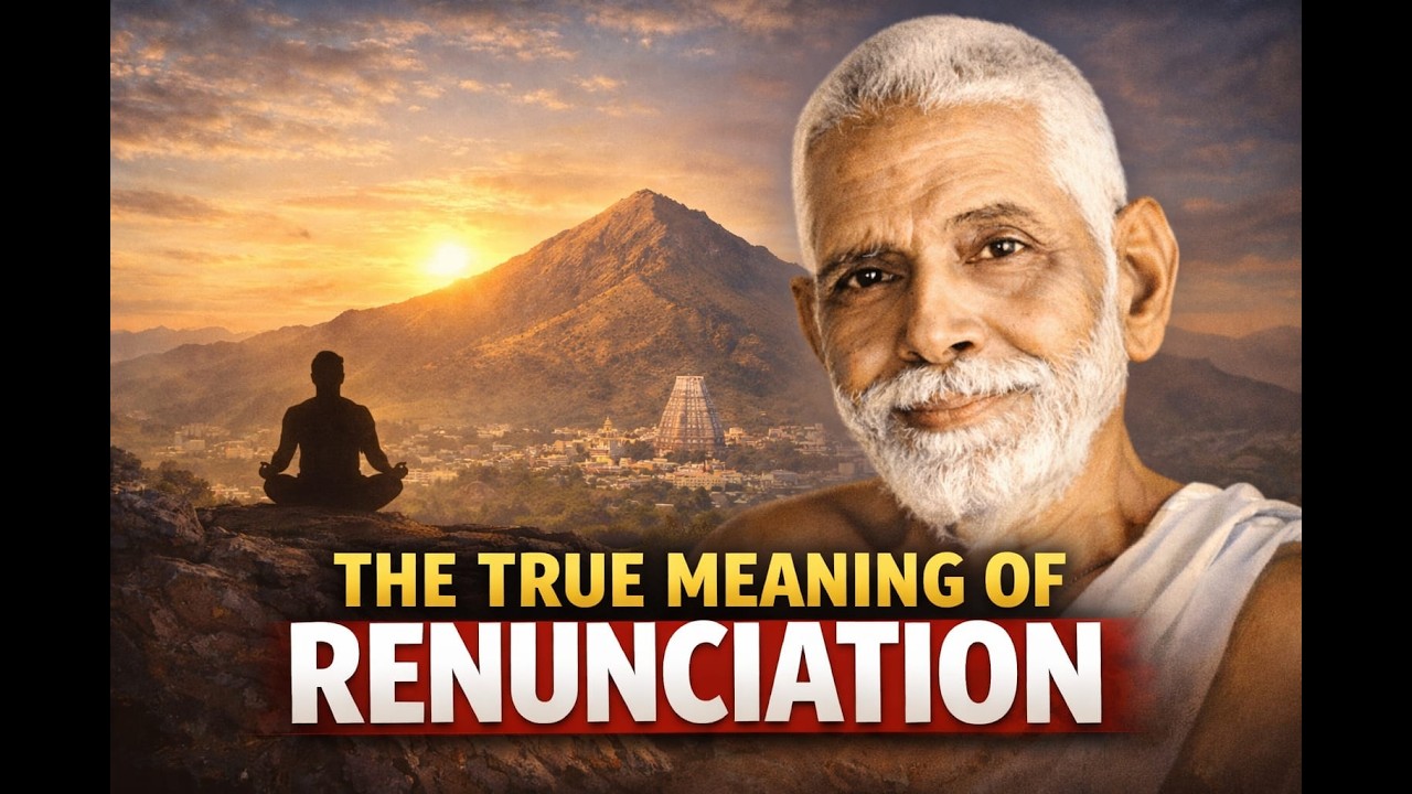 The True Meaning of Renunciation: The Maharshi's Gospel