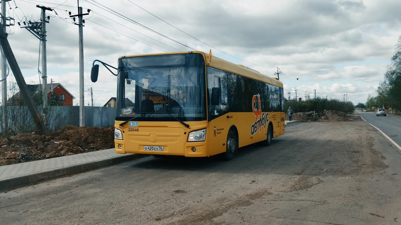 Автобус, 104-й маршрут (целиком). Ярославль. Вид из кабины. (BusDriver)