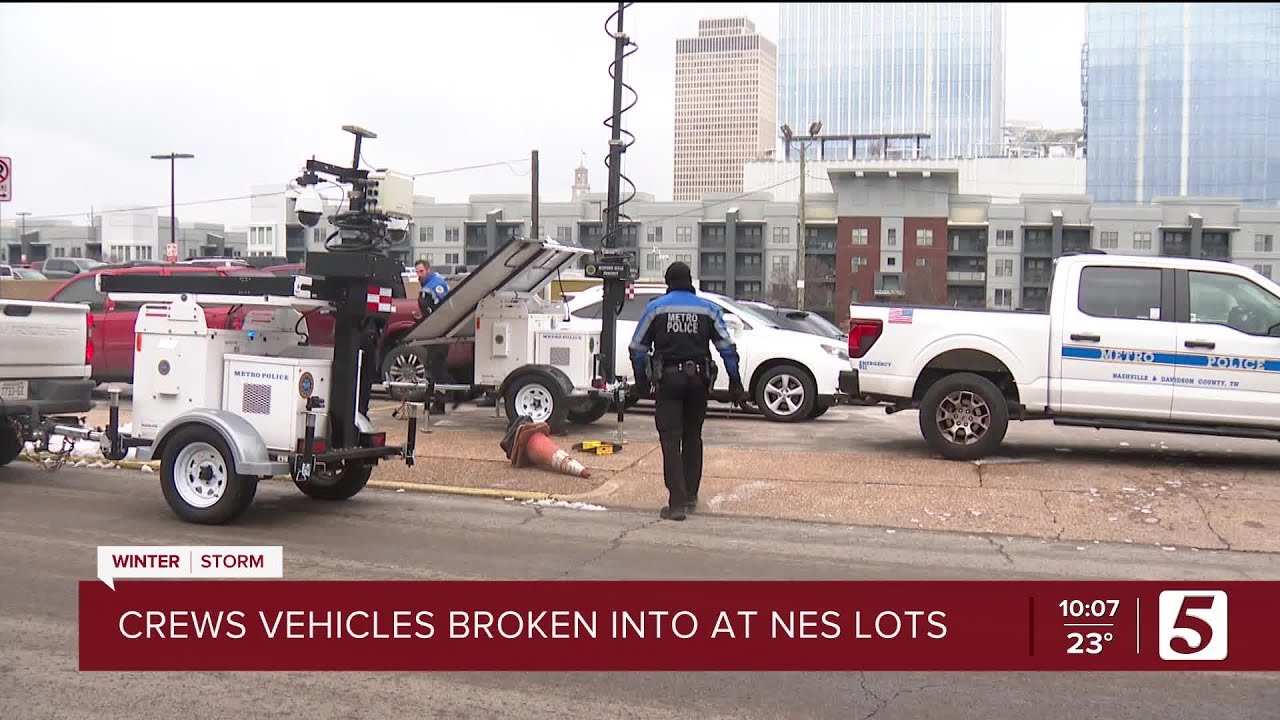 11 vehicles in the NES parking lot burglarized on Friday