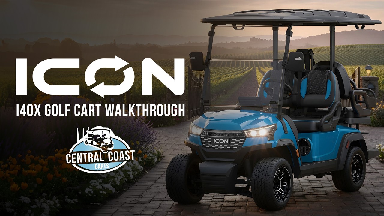 Icon I40X Golf Cart Review & Walkthrough | Central Coast Carts (California)