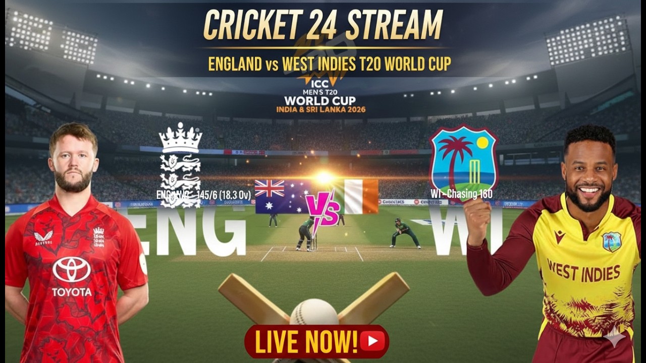 ENG vs WI T20 World Cup 2026 | Battle of the Power Hitters! | Cricket 24 Gameplay 🏏