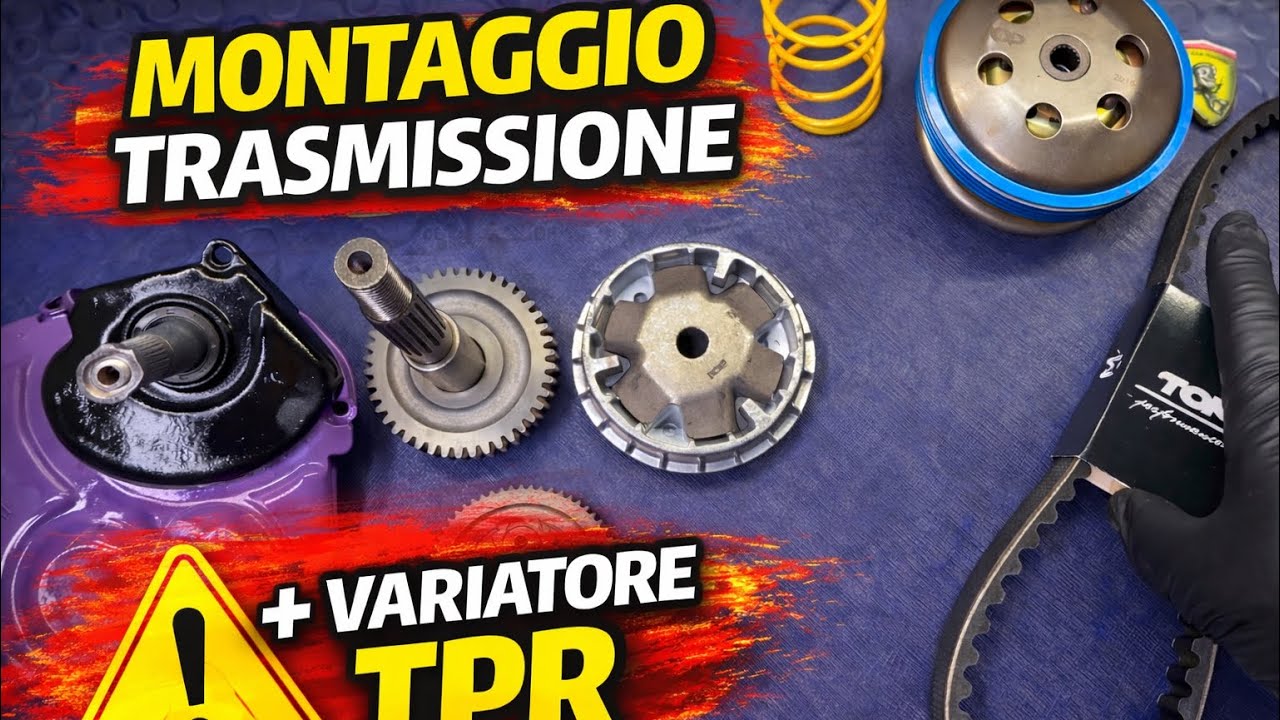 Montiamo Trasmissione con variatore TPR su Minarelli-Elaborazione Phantom F12 