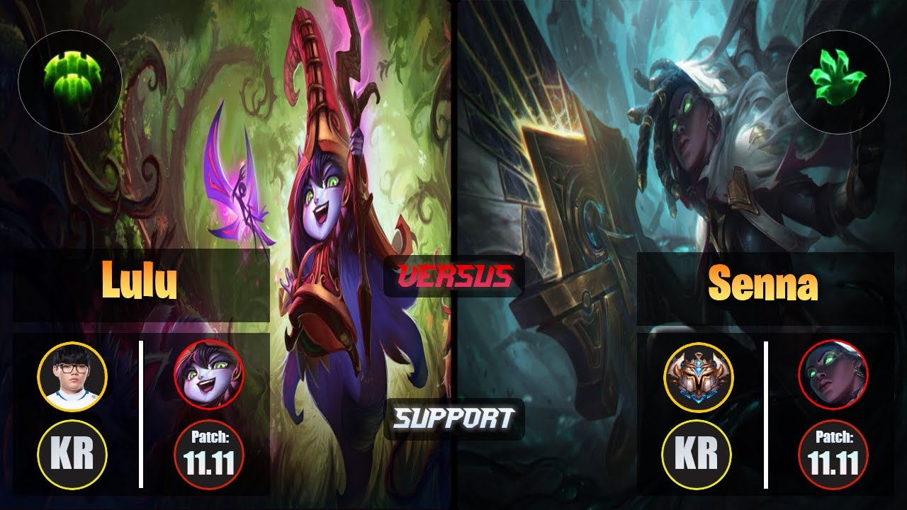 Hoit LULU (Support) [Guardian] VS SENNA - Challenger KR Patch 11.11