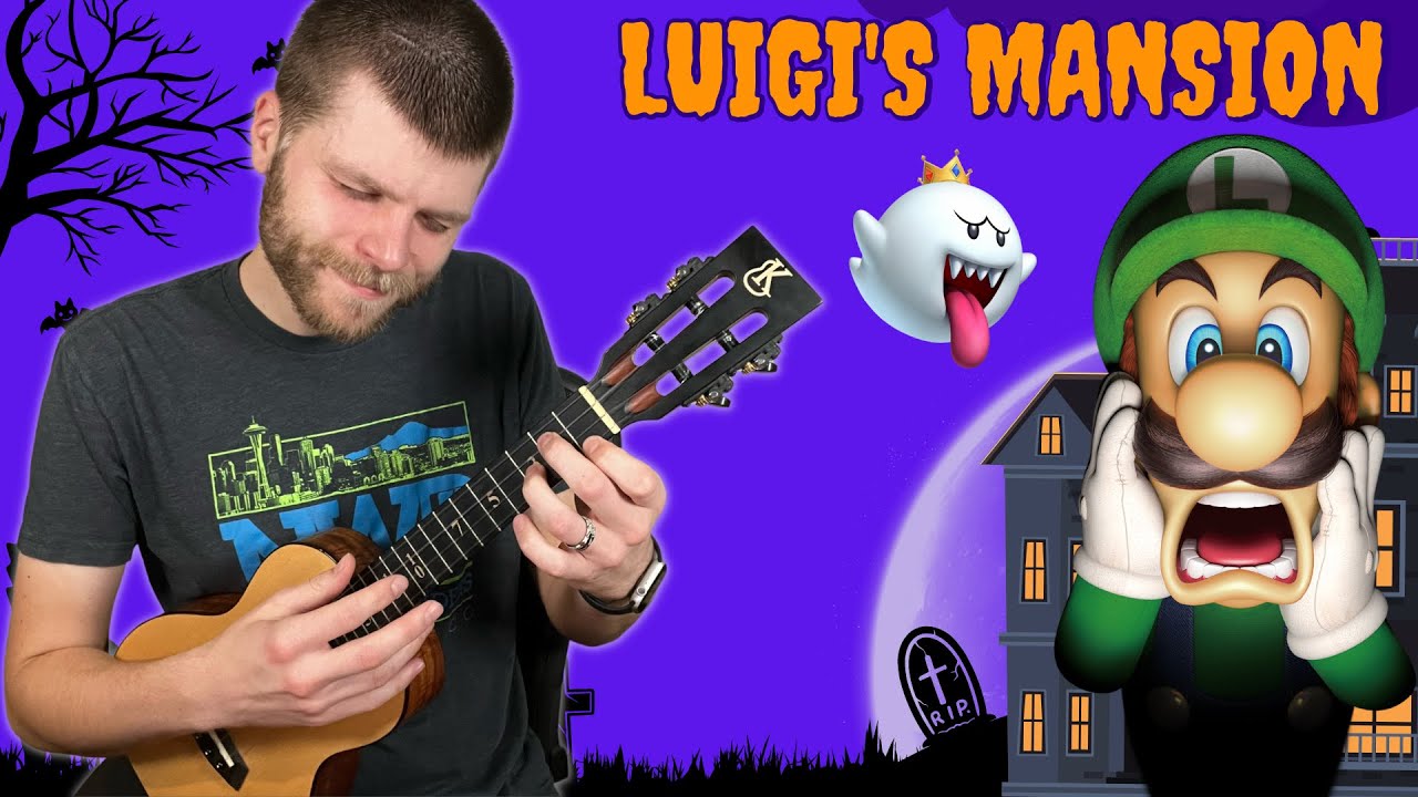 Luigi's Mansion || Main Theme || Ukulele Tutorial