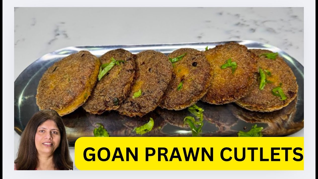 Goan Prawn Cutlets / Prawn Cutlets Recipe / Delicious Finger Licking