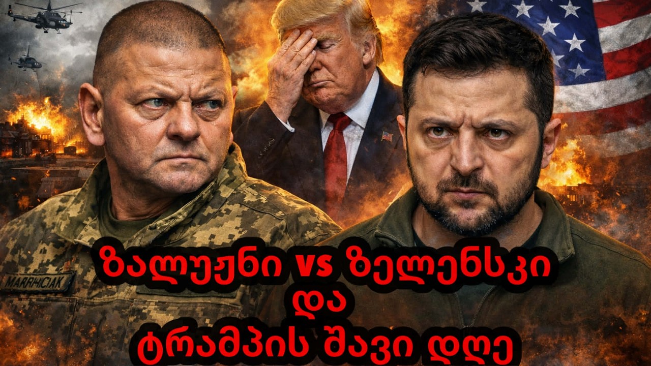 ზალუჟნი ზელენსკის წინააღმდეგ და ტრამპის შავი დღე! რა ხდება უკრაინაში - ომი, დღე 1459