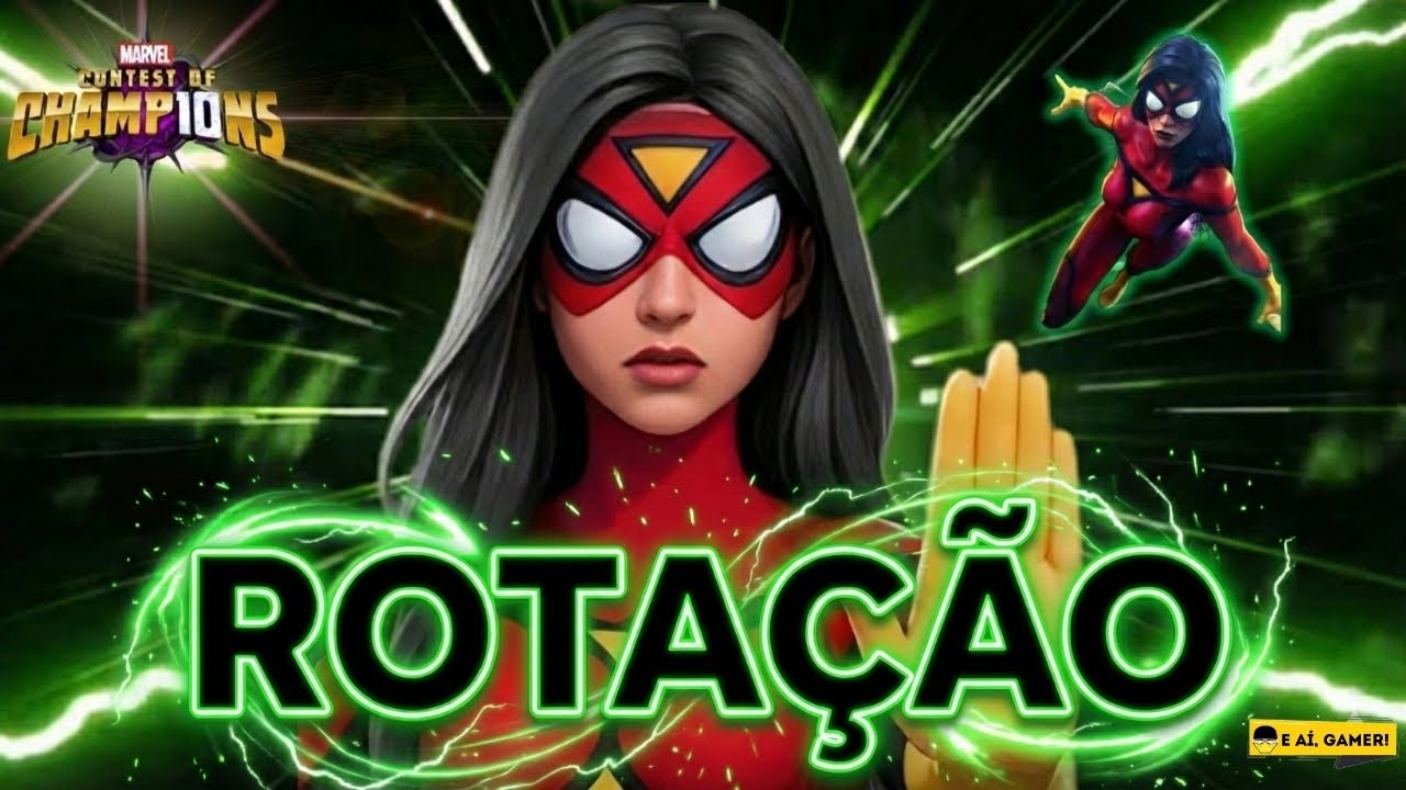 COMO JOGAR COM A MULHER ARANHA DA FORMA CORRETA (SPIDERWOMAN) | ROTAÇÃO | MARVEL TORNEIO DE CAMPEÕES