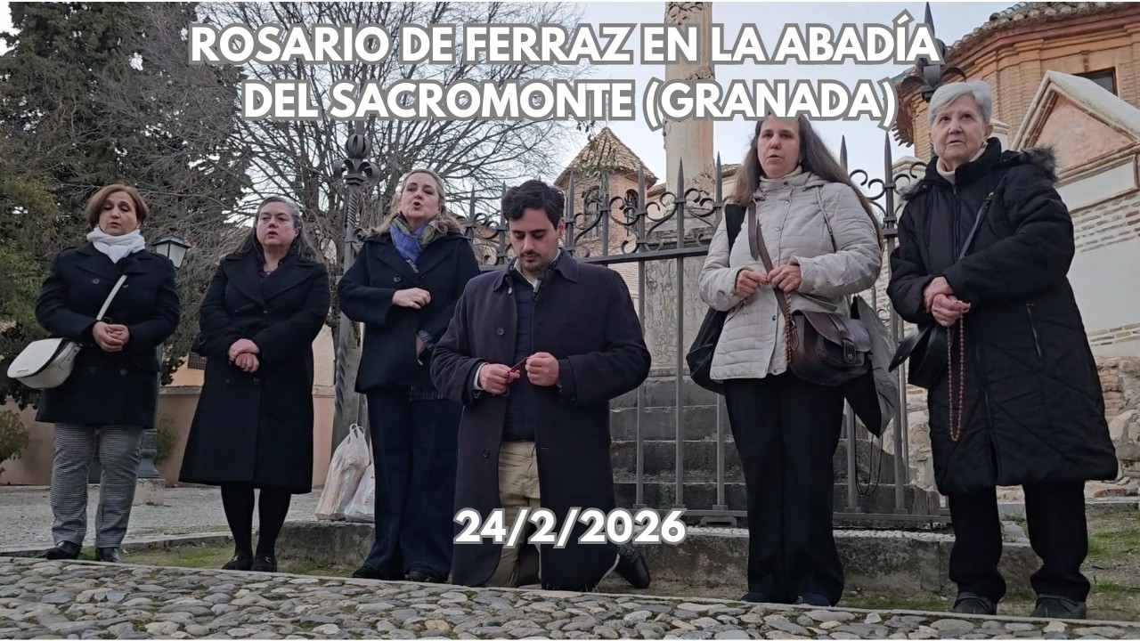 ROSARIO de FERRAZ en el ABADÍA del SACROMONTE-GRANADA (24/2/2026)