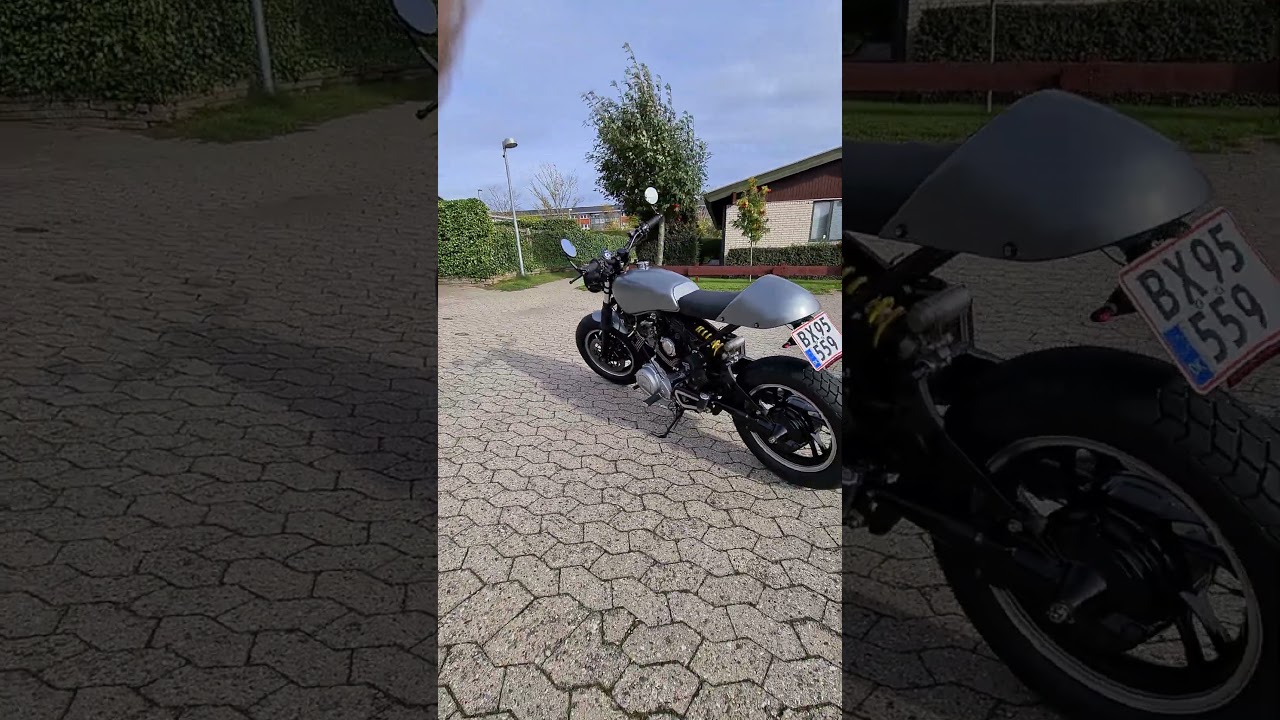 XV750 scrambler, cafe racer. Here is my first project.            Lars DK 🇩🇰
