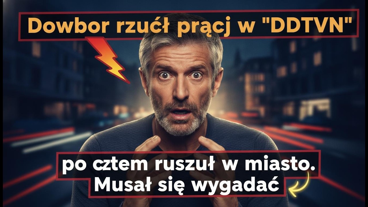Dowbor rzucił pracę w ''DDTVN'', po czym ruszył w miasto  .Musiał się wygadać