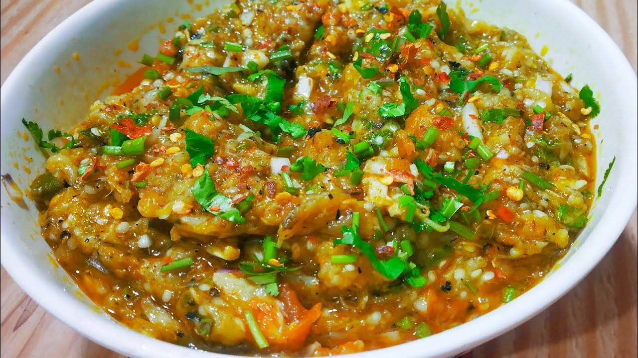 आलू बैंगन का भरता | Bharta Recipe |  Chokha Recipe | Baingan Aloo ka bharta | deepa food