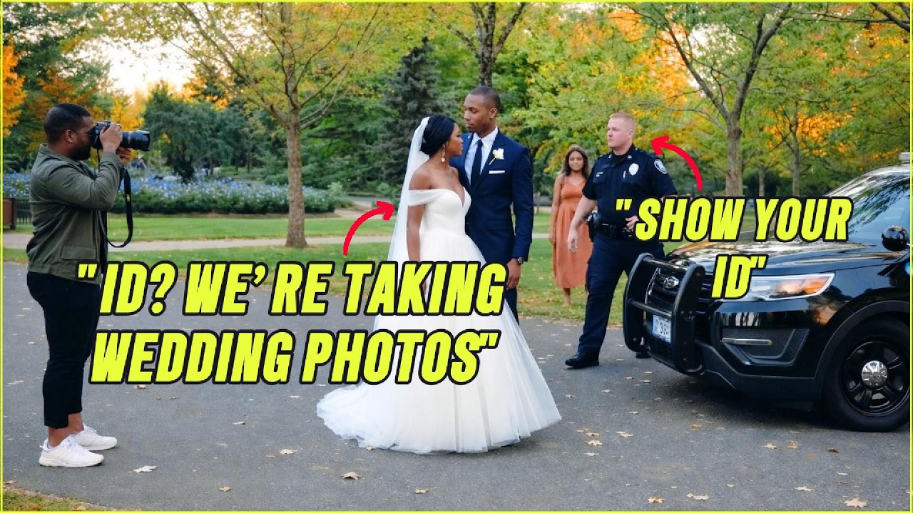 Racist Cop Harasses Black Bride Taking Wedding Photos — City Pays $1.2 Million