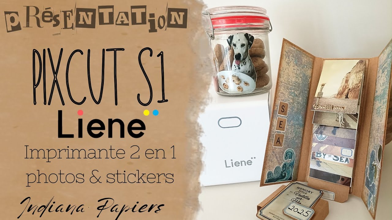 PRÉSENTATION PIXCUT S1 l'imprimante 2 en 1 de chez LIENE